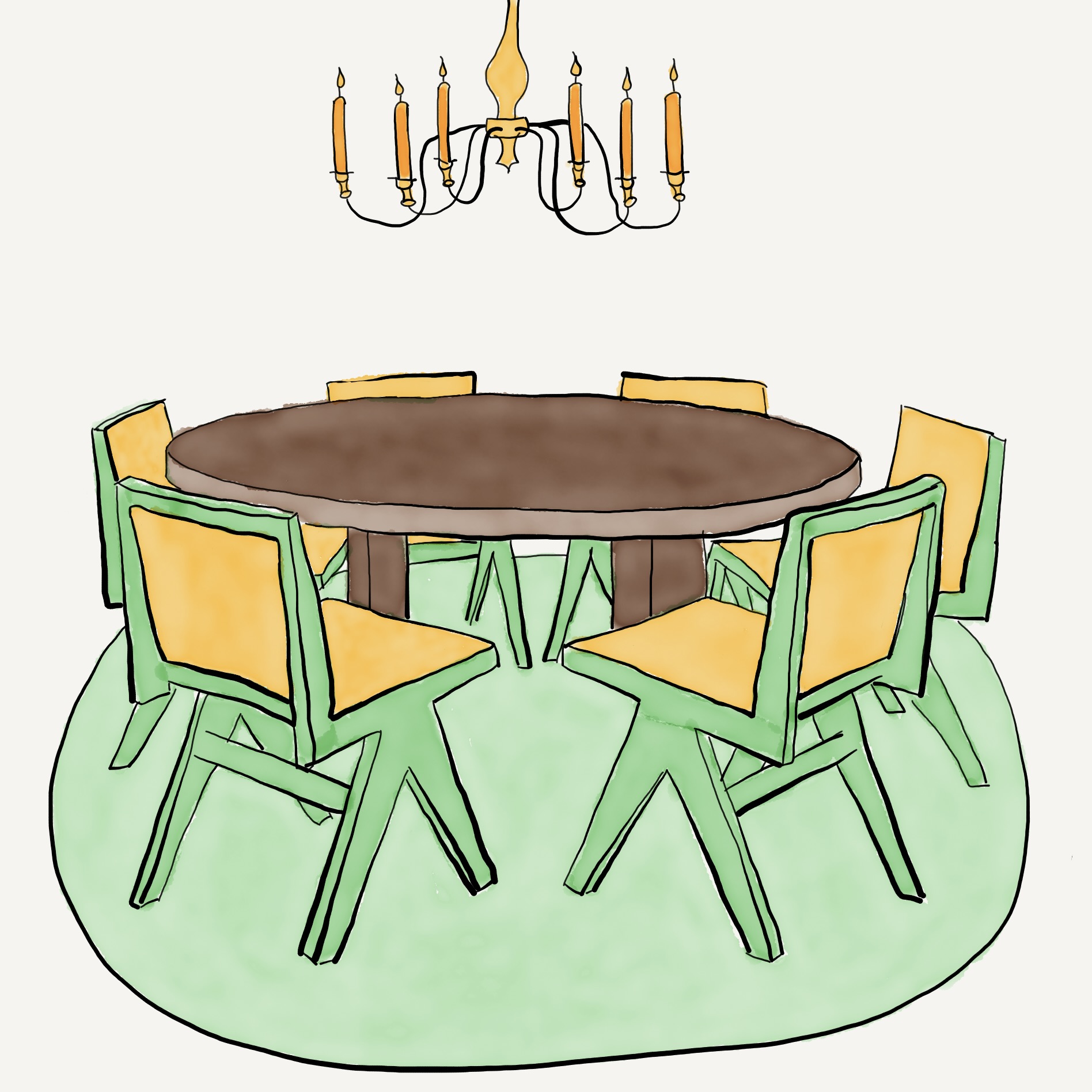 image of a cozy dining room